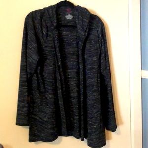 EUC Lane Bryant Active hooded cardigan.